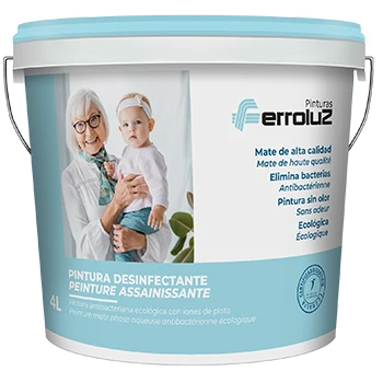 BIOFER Pintura ecológica mate extra sin olor ultracubriente. Ultralavable